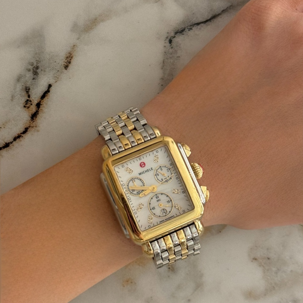 Michele Two-Tone Bracelet Links